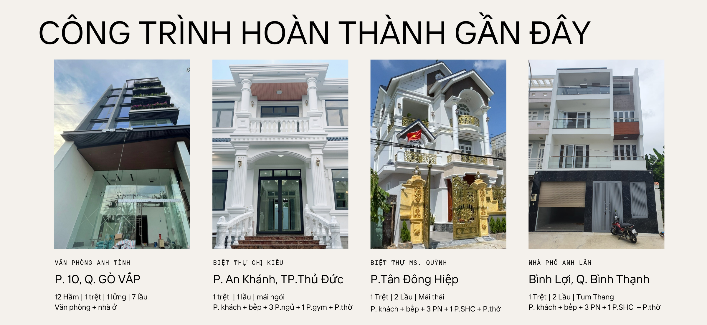 Dự án của chúng tôi